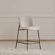Early Beige Performance Fabric Upholstered Counter Height Stool