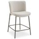 Early Beige Performance Fabric Upholstered Counter Height Stool