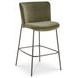 Early Green Upholstered Bar Stool