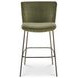 Early Green Upholstered Bar Stool