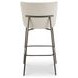 Early Beige Performance Fabric Upholstered Bar Stool
