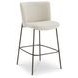 Early Beige Performance Fabric Upholstered Bar Stool