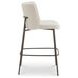 Early Beige Performance Fabric Upholstered Bar Stool