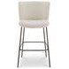 Early Beige Performance Fabric Upholstered Bar Stool