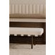 Carson Beige Performance Fabric Upholstered Dining Bench