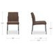 Danny Dark Brown Upholstered Dining Chair Set of 2
