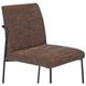 Danny Dark Brown Upholstered Dining Chair Set of 2