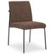 Danny Dark Brown Upholstered Dining Chair Set of 2