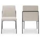 Danny Ivory Upholstered Dining Chair Set of 2
