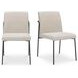 Danny Ivory Upholstered Dining Chair Set of 2