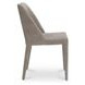Joyce Light Brown Performance Fabric Upholstered Dining Chair Set of 2