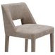 Joyce Light Brown Performance Fabric Upholstered Counter Height Stool