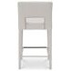Joyce Beige Performance Fabric Upholstered Counter Height Stool