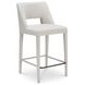 Joyce Beige Performance Fabric Upholstered Counter Height Stool