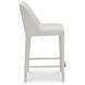 Joyce Beige Performance Fabric Upholstered Counter Height Stool