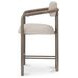 Cassidy Brown Leather Upholstered Counter Height Stool
