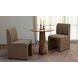 Sally Light Brown Performance Fabric Upholstered Dining Chair