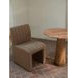 Sally Light Brown Performance Fabric Upholstered Dining Chair