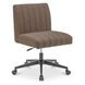 Sally Light Brown Performance Fabric Upholstered Office Chair