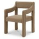 Elise Ochre Performance Fabric Upholstered Dining Chair