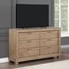 Montana Brown 6 Drawer Dresser
