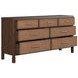 Verge Handcrafted Walnut Woven Panel Bedroom Set