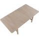 Gabby Light Brown 60" Extendable Rectangular Dining Table