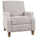 York Gray Recliner Accent Chair with Nailhead Trim