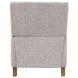 York Gray Recliner Accent Chair with Nailhead Trim