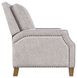 York Gray Recliner Accent Chair with Nailhead Trim