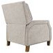 York Sand Recliner Accent Chair with Nailhead Trim