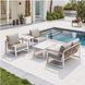 Welt White Outdoor Coffee Table