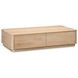 Round Off Natural Oak Rectangular Coffee Table