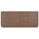 Round Off Walnut 4 Door Sideboard