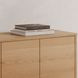 Round Off Natural Oak 4 Door Sideboard