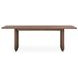 Round Off Walnut 88" Rectangular Dining Table
