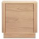 Round Off Natural Oak 2 Drawer Tall Nightstand