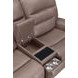 Lawson Sydney Brunette 76" Zero Gravity Power Reclining Loveseat with Console and USB Charging