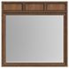 Harbor Warm Walnut Square Dresser Mirror