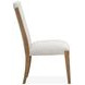 Foxrun Hollow Gray Upholstered Side Chair Set of 2