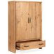 Highridge Honey Wheat 2 Door Armoire