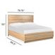 Brentwood Heights Provincial Brown King Panel Bed
