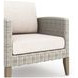 Carezza Taupe and Natural Upholstered 5 Piece Conversation Set