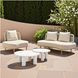 Ola White Outdoor Coffee Table Set