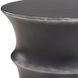 Maya Black And Silver Highlights Outdoor Round Accent Table