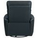 Roxy Abby Navy Leather Manual Swivel Glider Recliner