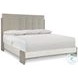 Foundations Linen and Light Shale Queen Upholstered Panel Bed