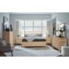 Merrifield Sandstone Beige and White Upholstered Panel Bedroom Set