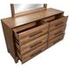 Callisto Bourbon Brown 6 Drawer Dresser