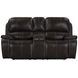 Brookings Charcoal 79" Loveseat with Dual Recliner